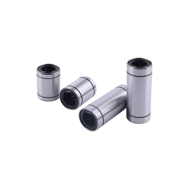 Edinstry LM6LUU Linear Ball Bearing, Bore Dia 6 mm, OD 12 mm, Width 35 mm, Used for Mechanical Sliding Tables, CNC Machine Tools, 3D Printers, Silver 2pcs - Image 4
